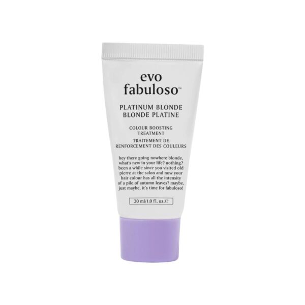 EVO Fabuloso Platinium Blonde - maska tonująca - travel size