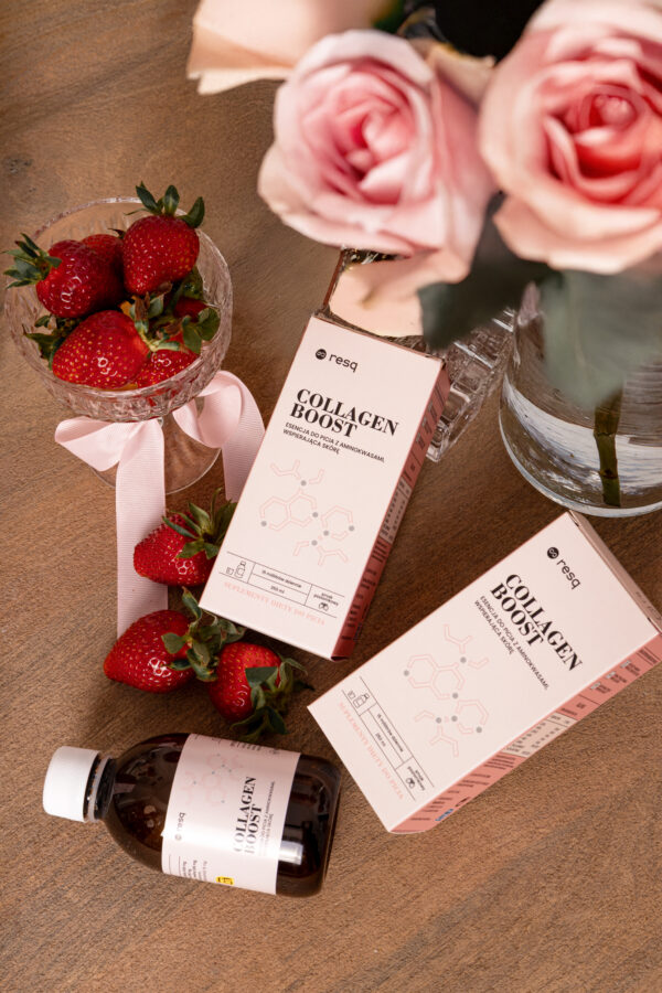 RESQ Collagen Boost - 4 opakowania - suplement diety